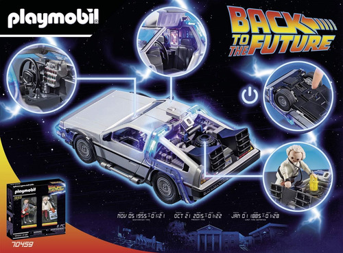 Playmobil Back To The Future Back To The Future Delorean,