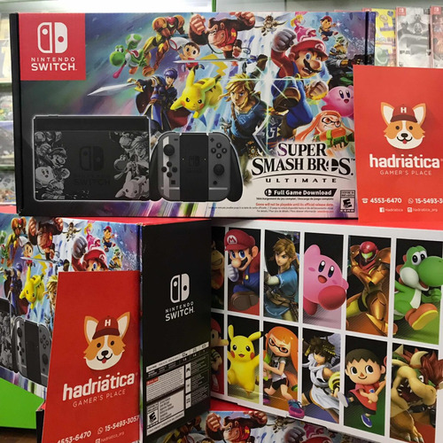Nintendo Switch Super Smash Bros Ultimate Edition Con Juego!