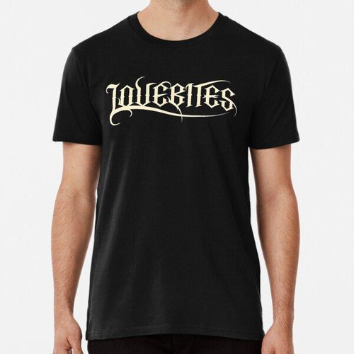 Remera Logotipo De La Banda Lovebites Algodon Premium