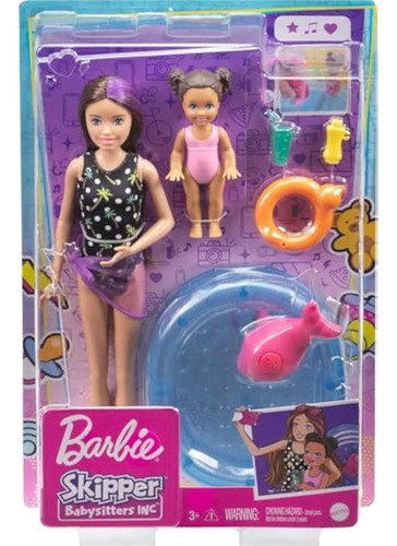 Set De Juego Barbie Skipper Babysitters Inc Con