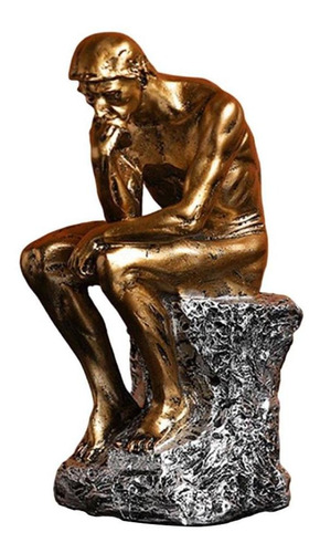 Estatua De Resina Para Hombre Pensador Nórdico, Estatuilla