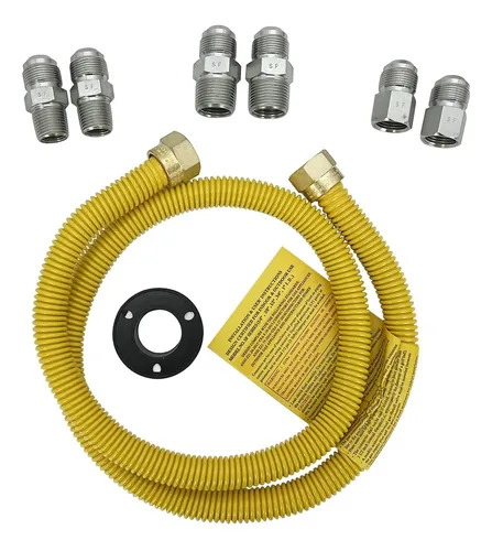 Conector De Gas Para Secadora (1/2 72puLG), Kit De Conexin P