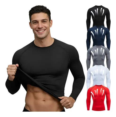 Camisetas Térmicas Masculina Segunda Pele Camisa