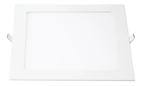 Panel Led Embutir Cuadrado 24w Macroled Alta Potencia Color Blanco luz neutra