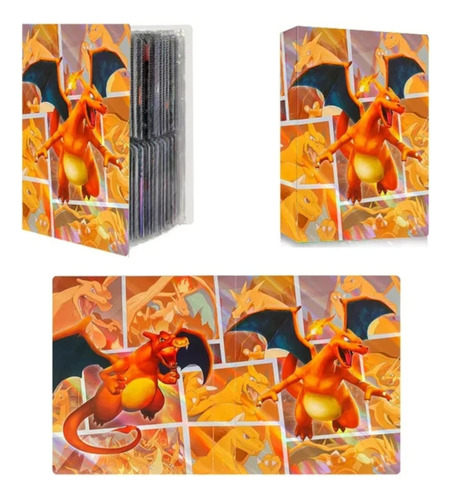 Album Pokemon Original Para 240 Cts Tcg Charizard Pikachu