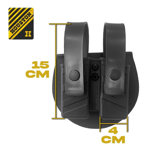 Porta Cargador Houston Doble 9/40 N2-113t