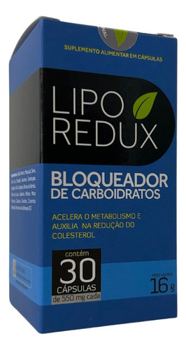 Bloqueador De Carboidrato Lipo Redux ( Obesidade Mórbida)