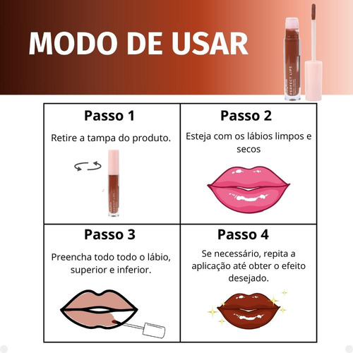 Batom Líquido Ruby Rose Perfect Lips Flawless Hb-l6200-6