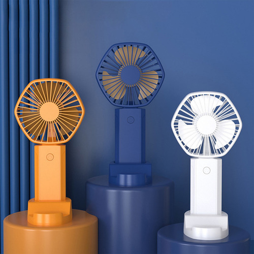Ventilador De Escritorio Usb Y Recargable, Práctico, Pequeño