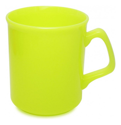 Pocillo Neon 10 Onzas Imitacion Mug Ceramica Plastico X 3und