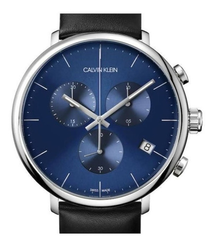Relógio Masculino Calvin Klein High Noon Preto K8m271cn