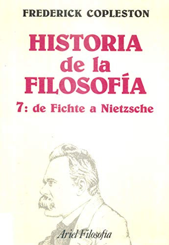 Libro Historia De La Filosofía 7 De Fichte A Niet  De Freder