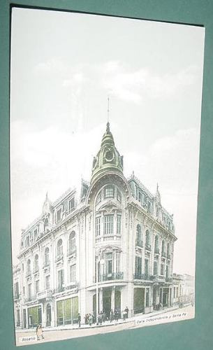 Postal Rosario Santa Fe Calle Independencia 1915 Detalles