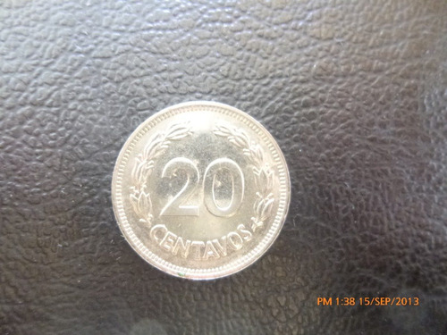Moneda Ecuador 20 Centavos 1978 (x694.