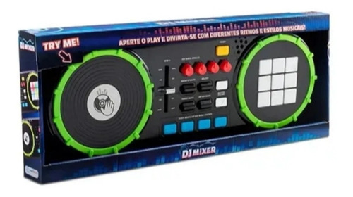 Brinquedo Dj Mixer Painel De Led Br1175 - Multikids
