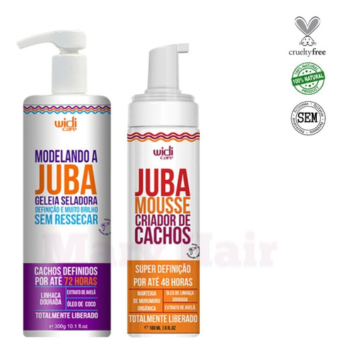 Geleia Juba + Mousse Juba Widi Care