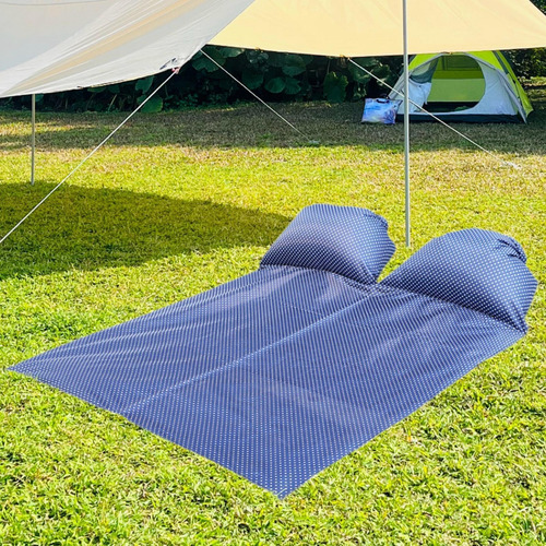 Manta De Picnic Con Reposacabezas, Cómodo Marina 145x210cm