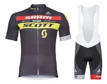 Comprar Conjunto Ciclismo Tricota Scott Pro Calza Acolchado Tirantes