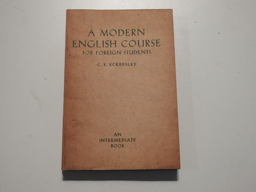 Modern English Course Foreign Students Eckersley L455