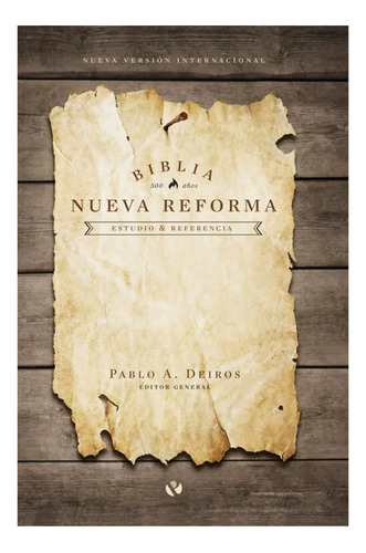 Biblia Nueva Reforma Nvi, Tapa Dura
