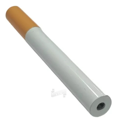 Pipa Aluminio Resistente 7cm De Largo Cigarrillo 
