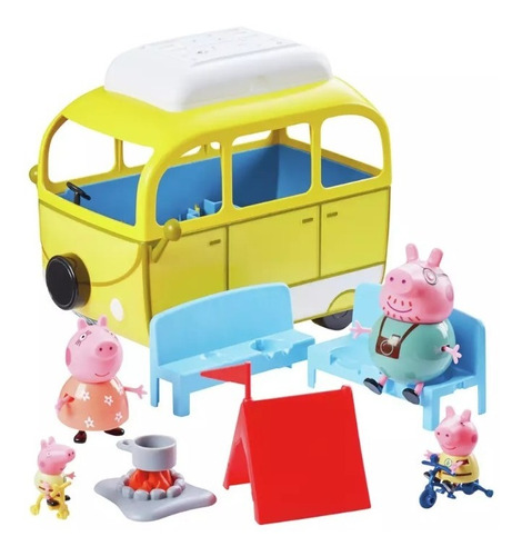 Peppa Pig Casa Rodante Auto Caravana Camper En Casa Valente