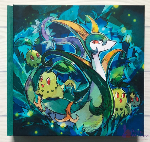 Cuaderno Artesanal De Pokémon - Serperior Y Chikorita
