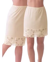 Comprar 1017 Fondo Paquete 2 Ilusion Minifalda Negro Antiestatico 