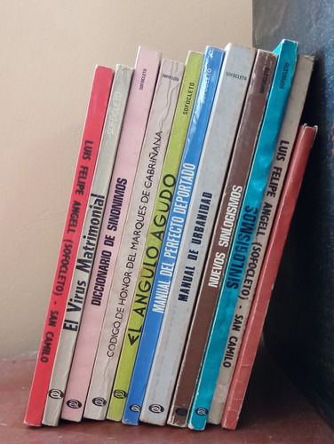 Paquete De 10 Libros De Sofocleto 1960-1976