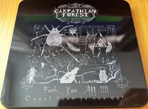 Metal Box Cd Carpathian Forest - Fuck You All Caput Tuum 