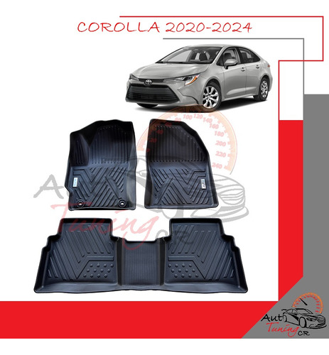 Alfombras Tipo Bandeja Toyota Corolla 2020-2024