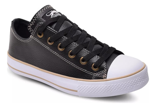 Zapatilla Vinilico Dama Jaguar Urbano Moda Negro #8079