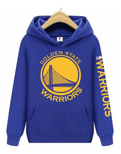 Sudadera Estilo Golden State Warriors, Unisex Con Capucha