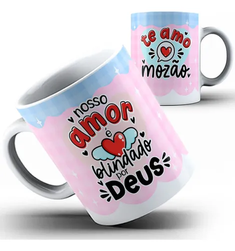 Caneca Mozão Nosso Amor Blindado Por Deus 23a