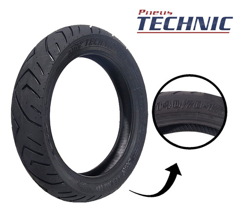 Pneu Traseiro S Camara Aro 17 140/70-17 Comet 250r Technic