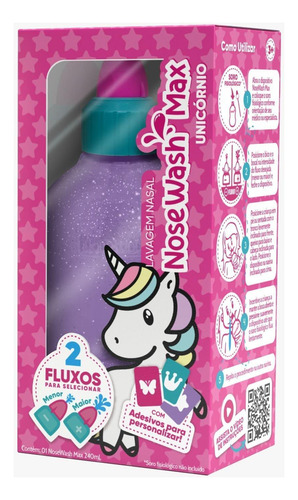 Nosewash Max Unicórnio Dispositivo P Lavagem Nasal Infantil