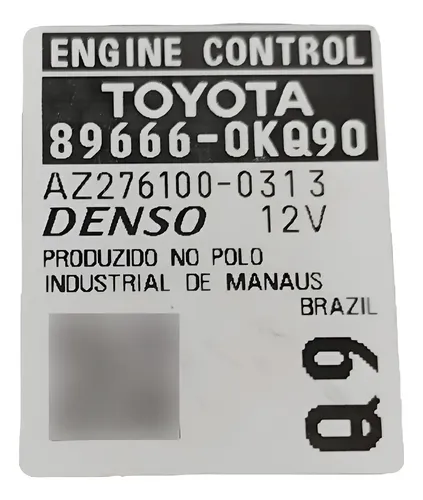 Módulo Injeção Toyota 89666-0kq90 Hilux 2016 A 2023 Novo