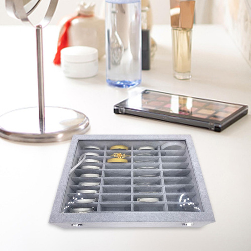 Bandeja Organizadora De Joyas, Soporte De Gris