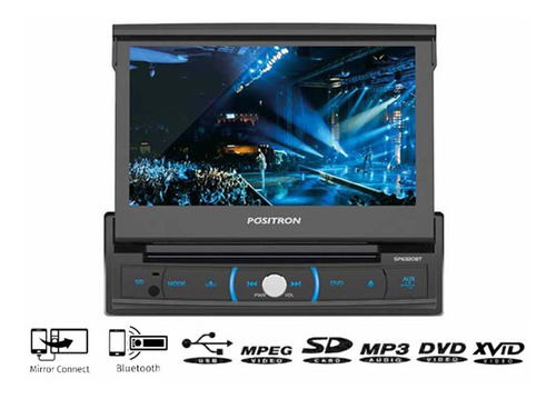 Estéreo Reproductor In-dash Cd Dvd 7 Pulgadas Touch Sp6330bt