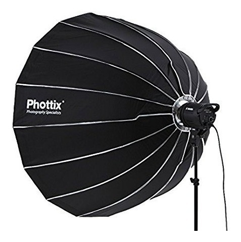 Imagen 3 de 10 de Hexa Soft Box Deep 120cm Phottix Montura Bowens