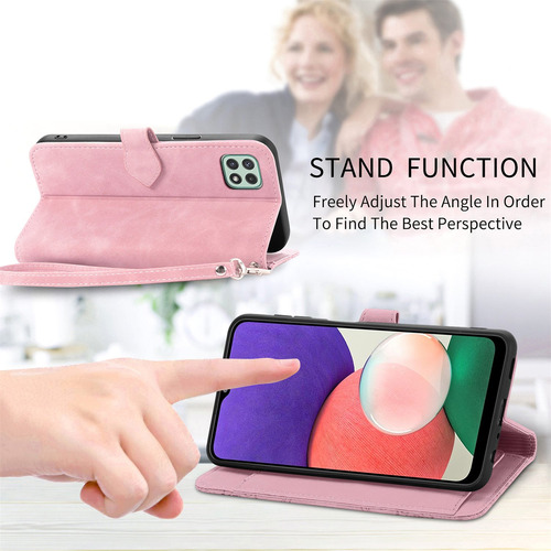 Compatível Com Samsung Galaxy A22 5g, Bolsa Com Zíper, Supor