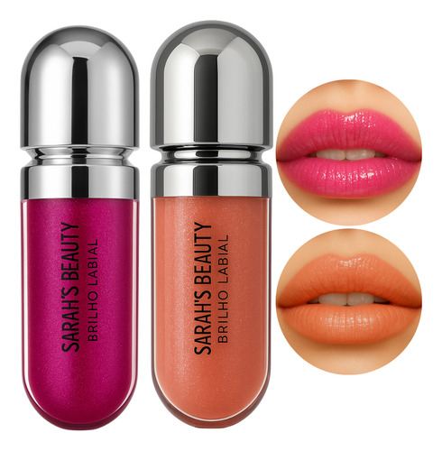 Kit 2 Gloss Labial - Escolha Suas Cores - Sarah's Beauty