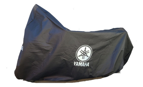 Funda Afelpada Negra Para Motocicleta Yamaha Estampada!!!
