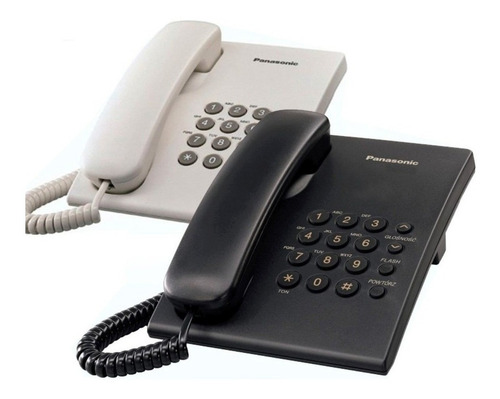 Telefono De Mesa Panasonic Kx-ts500 Solo Color Negro Albion