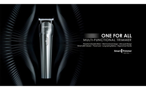 Máquina de cortar cabelo multifuncional sem fio Oraimo Tr10 Css, cor preta