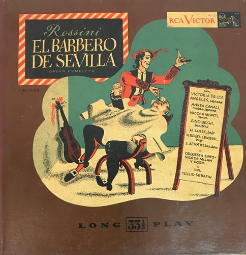 Lp El Barbero De Sevilla- Gioachino Rossini - Rca Victor- #m