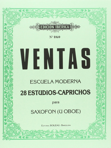 28 Estudios-caprichos (sax.-ob.)  -  Ventas, Adolfo
