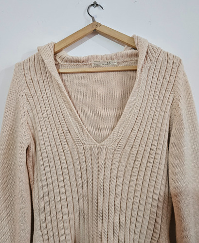 Sweater Zara Mujer Talle M/ L Con Capucha Importado Algodón (Usado)