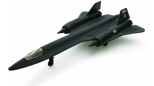 Avion Escala Sr 71 Black Bird Jet Fight Plástico Pvc New Ray