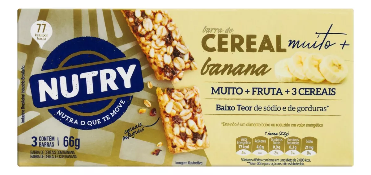 Segunda imagem para pesquisa de barra de cereal nutry